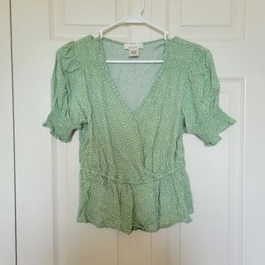 Light green Boho shirt